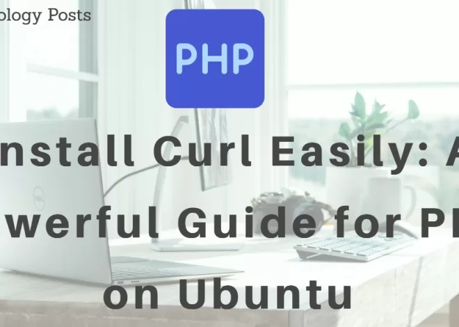 Install Curl Easily: A Powerful Guide for PHP on Ubuntu