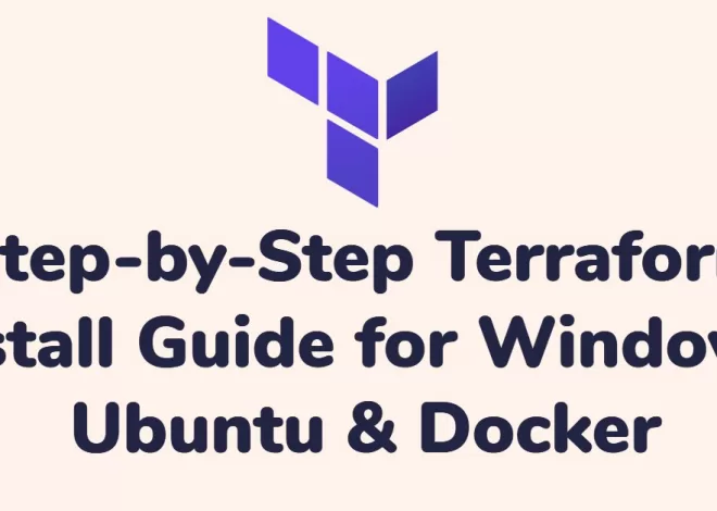 Step-by-Step Terraform Install Guide for Windows, Ubuntu & Docker